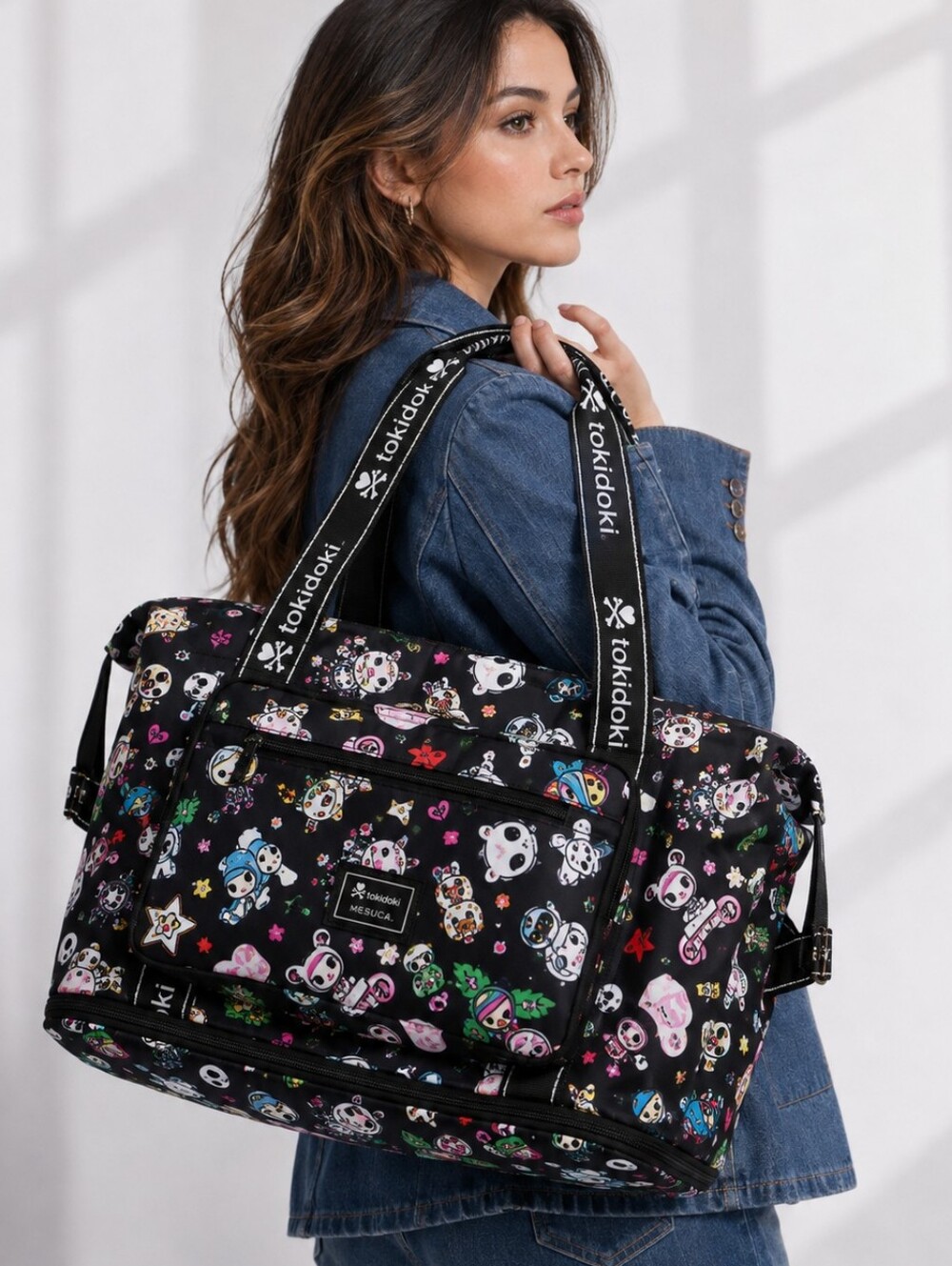 Tokidoki Unicorno Expandable Duffle Bag Weekender Carry On Luggage